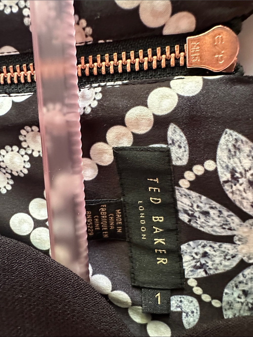 Ted Baker London beautiful simple black dress.